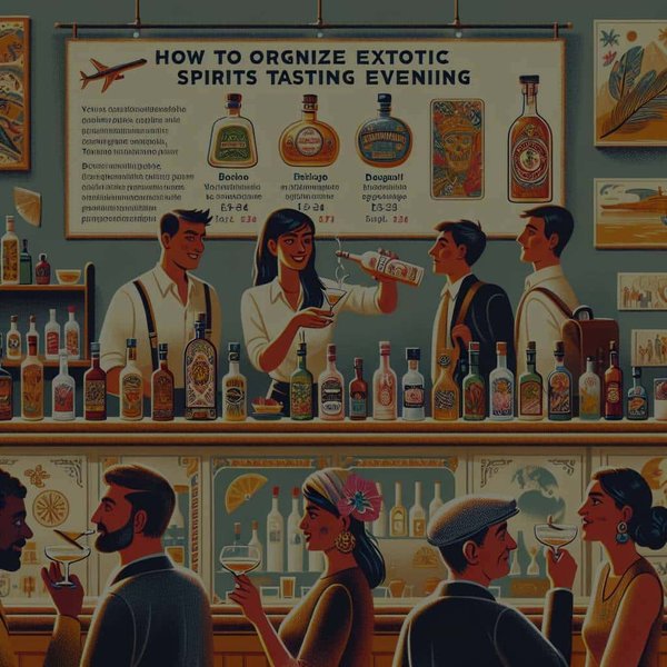 Comment organiser des soirées dégustation de spiritueux exotiques dans un bar à thème voyage?